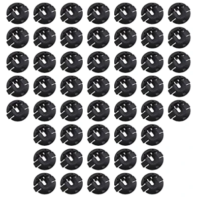 Image of ECSiNG 50PCS Interior Wheel Arch Liner Splashguard Clips Car Trim Clip Retainers 4F0825429A Plastic Compatible with Audi A1 A4 A5 A6 A7 Q5 Black