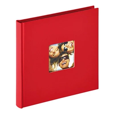Image of walther Design Photo Album Red 18 x cm with Cover Punching, Fun FA 199 R
