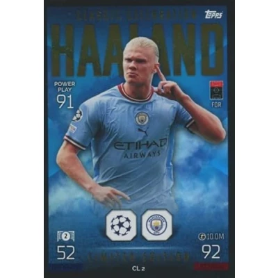 Image of Topps Match Attax Extra 2022/23 Erling HAALAND Classic Celebration Limited Edition