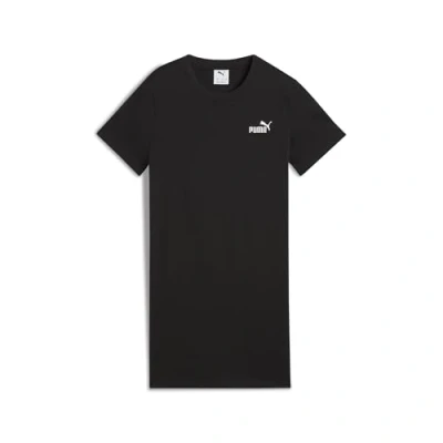 Image of Puma Small LOGO Shortsleeve Jersey dress for kids, Size: 12y (11 12y), Black