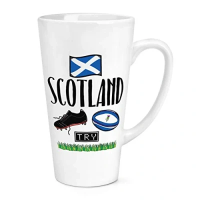 Image of Rugby Scotland 17oz Large Latte Mug Cup