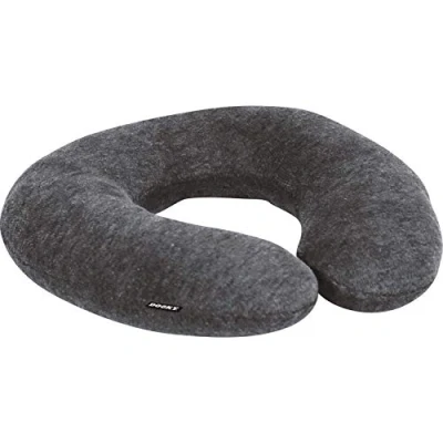 Image of Dooky Neck Pillow Dark Grey Travel for and Home (Memory Foam, Orthopaedic Support, Extra Soft),