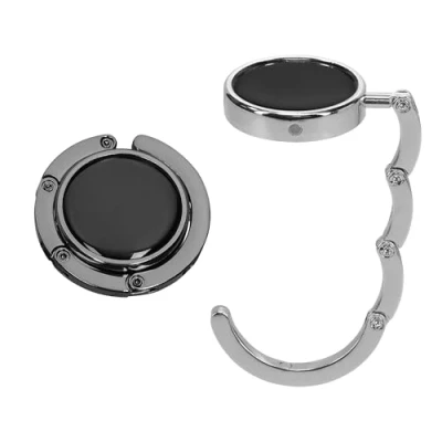 Image of kwmobile Purse Hanger for Table (Set of 2) Hook Folding Handbag Portable Bag Holder
