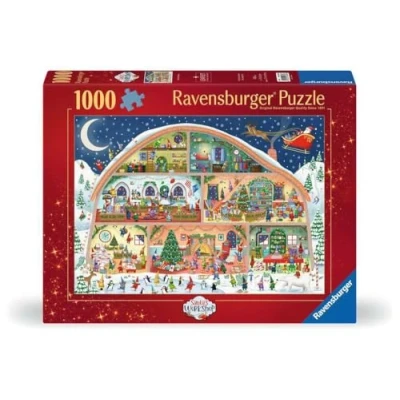 Image of Ravensburger 2024 Christmas Jigsaw Puzzle 1000 Pieces for Adults and Kids Age 12 Years Up Santa&#039;s Workshop Special Edition