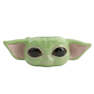 Image of The Mandalorian Child Grogu Baby Yoda Porcelain Mug Officially Licensed Star Wars Merchandise, 300ml, Gift for Fans Paladone