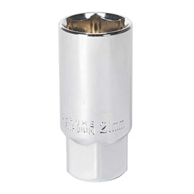 Image of Sealey Spark Plug Socket 21mm 1/2&quot;Sq Drive Magnetic