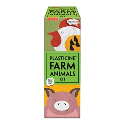 Image of Plasticine Farm Animals Modelling Kit