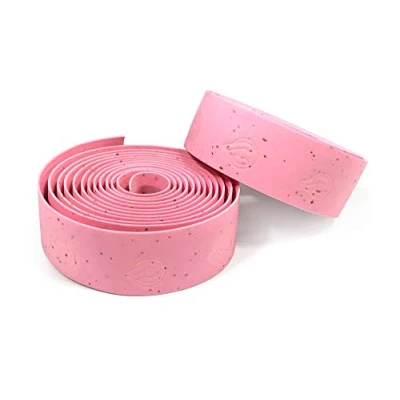Image of Cinelli Original Tape Cork Handlebar &amp; Plugs, Pink Jersey, One Size