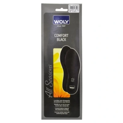 Image of WOLY Unisex Adult Comfort Insole 1817 Black 38 EU