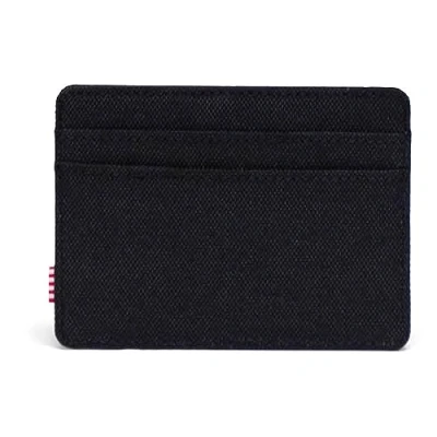 Image of Herschel EcoSystem 600D Recycled Polyester Unisex Wallet Black, RFID Protected