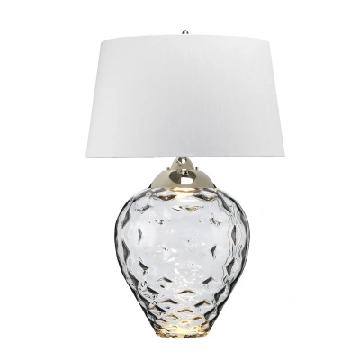 Image of Samara Large Table Lamp Smoke tinted Glass
