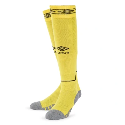 Image of Umbro Mens Diamond Football Socks (Yellow/Black) Size Large