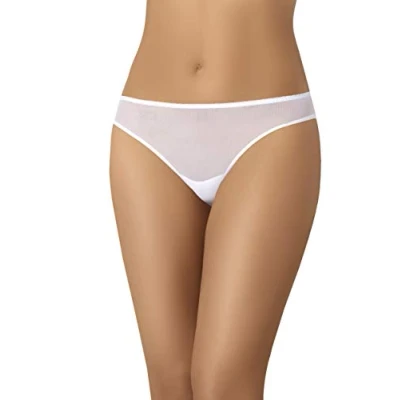 Image of Teyli Women&#039;s Knickers Mesh Briefs Full Comfort Breathable Stretchy Panties Agil Weiß