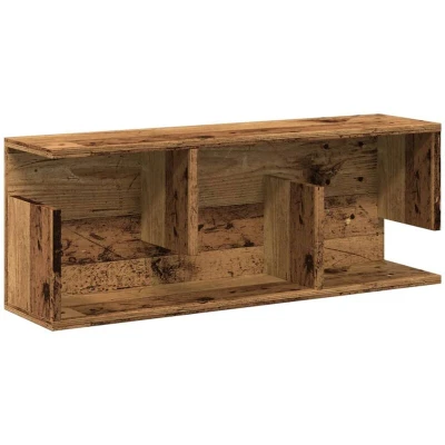 Image of vidaXL Wall Cabinet 80x20x30 cm Old Wood Engineered