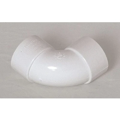 Image of Solvent Weld White 40mm (43mm) Waste Pipe Swept Bend Pack of 5