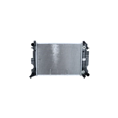 Image of 4257794, 4357794, 4729596 Engine radiator NRF 53873 Aluminium 501mm 346mm 42mm with mounting parts Brazed cooling fins