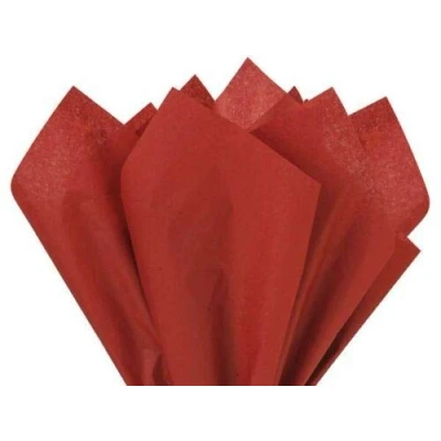 Image of A4 Tissue Paper 100 Sheets for Gift Wrap Party Craft Acid Free (Red)