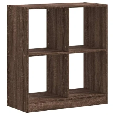 Image of vidaXL Bookcase Brown Oak 68.5x32x75 cm Engineered Wood
