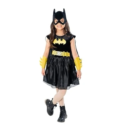 Image of Rubie&#039;s 3017259 10 Batgirl Deluxe Child Costume Kids Fancy Dress, Girls, Black, 9 Years