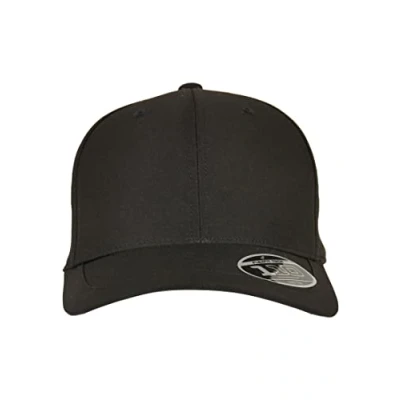 Image of Flexfit 110rs 110 Ripstop Snapback Baseball Cap, Black, One Size