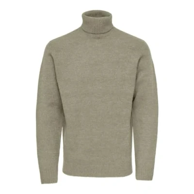 Image of Only &amp; Sons Patrick Regular Roll Neck Knit Large (Brown)