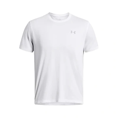 Image of Under Armour Launch Shortsleeve Print Tshirt, Men&#039;s, Size: XS, White