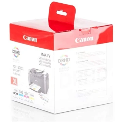 Image of CANON PGI 525/CLI 526 1500 x L C/M/Y/BK BLACK, CYAN, MAGENTA, YELLOW COMPATIBLE PRINTER INK CARTRIDGE FOR MAXIFY MB2050, Ink)