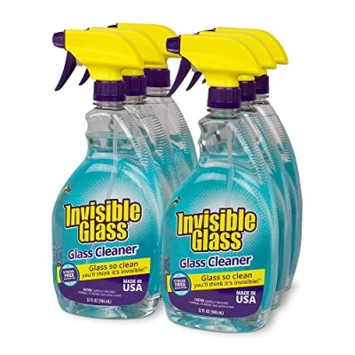 Image of Invisible Glass Premium Cleaner 32 oz 6 Bottle Pack, 92196 6PK by