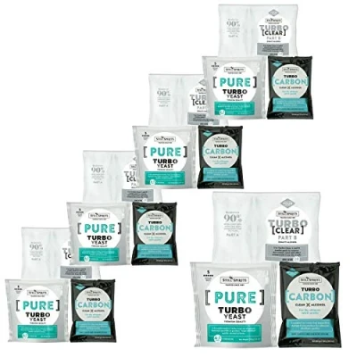 Image of 5X Still Spirits Pure Turbo Yeast, TurboClear, Liquid Carbon