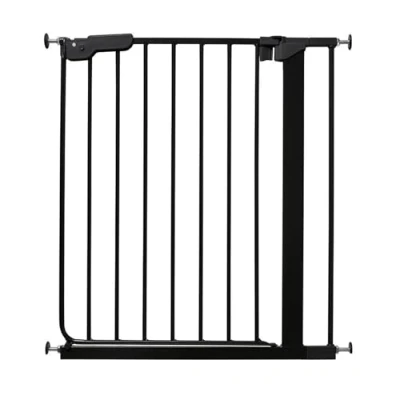 Image of Bettacare Super Narrow Pet Gate, Black, 66.5cm 74cm, Extra Dog Safety Barrier for Puppies and Pets