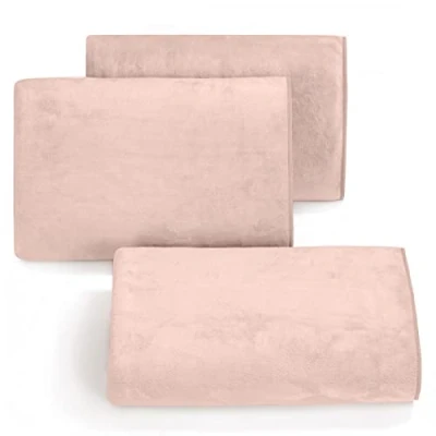 Image of Eurofirany Towel Microfibre Quick Drying Soft Simple Set of 6 Oeko Tex Powder, 30 x cm