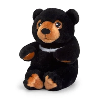 Image of Keel Toys 18cm Keeleco Black Bear
