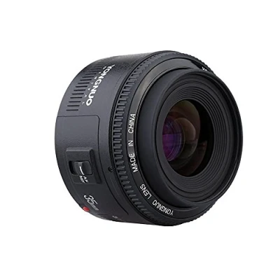 Image of YONGNUO YN35mm F2 Lens 1:2 AF/MF Wide Angle Fixed/Prime Auto Focus for Canon EF Mount EOS Camera