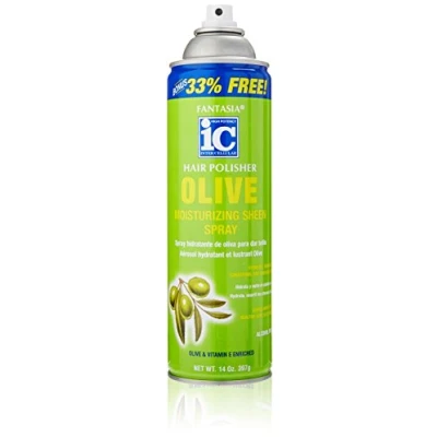 Image of Fantasia Olive Sheen Moist Spray 14 Ounce (414ml) (3 Pack)