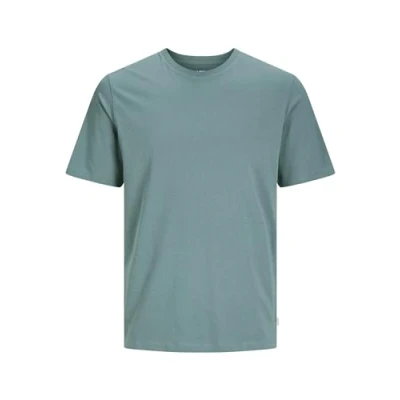 Image of JACK &amp; JONES Men&#039;s Jjeorganic Basic Tee Ss O Neck Noos T Shirt, Goblin Blue, M