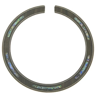 Image of KAISH High Qaulity 110 * 12 0.8mm Acoustic Guitar Soundhole Rosewood Rosette with Abalone Shell Inlay