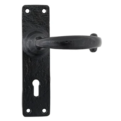 Image of From the Anvil Black MF Lever Lock Set