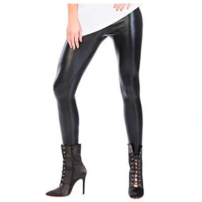 Image of amscan 9908980 Adult Ladies Wet Look Leggings (Large)