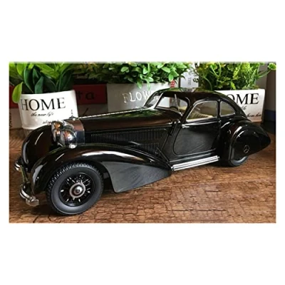 Image of RCESSD scale Car Model 1:18 For Mercedes Benz 540K 1938 Classic Metal Replica Die cast Miniature Display collect vehicles