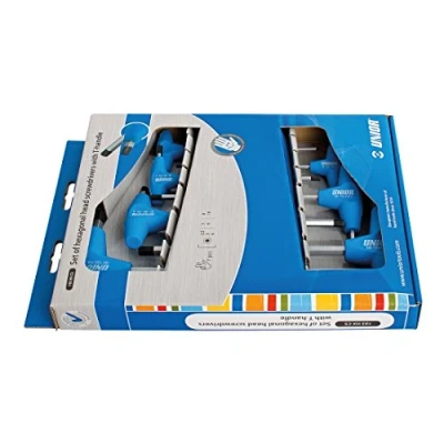 Image of Unior URT726 Hexagonal Screwdriver Set Blue, 0.25 1cm