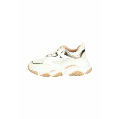 Image of Steve Madden Trainers, Women&#039;s, Size: 5, Cream rose gld Imitation leather/ textile