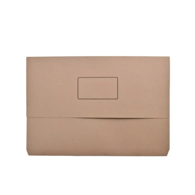 Image of Document Wallet 220gsm Foolscap Buff (Pack of 50) 45912PLAI