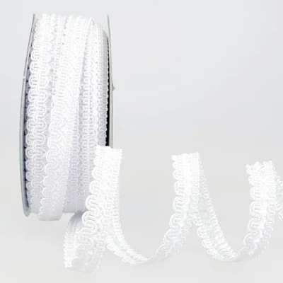 Image of Rayon Braid Trim White per metre