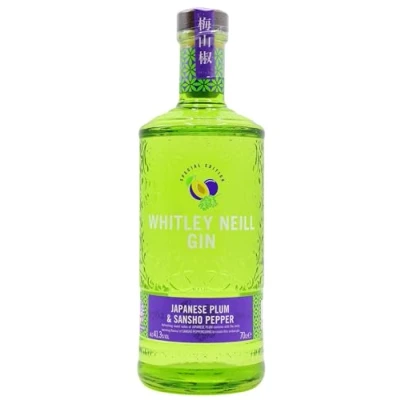 Image of Whitley Neill Japanese Plum &amp; Sansho Pepper Gin 70cl