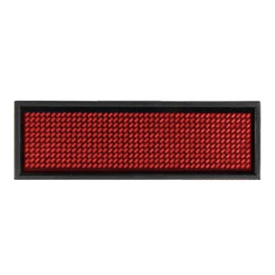Image of Lyqdxd USB Rechargeable Programmable LED Mini Name Message Tag Badge