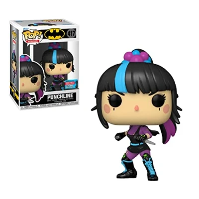Image of Funko Pop Batman Punchline #417 Fall Convention 2021 Limited Edition Multi Colour, One Size