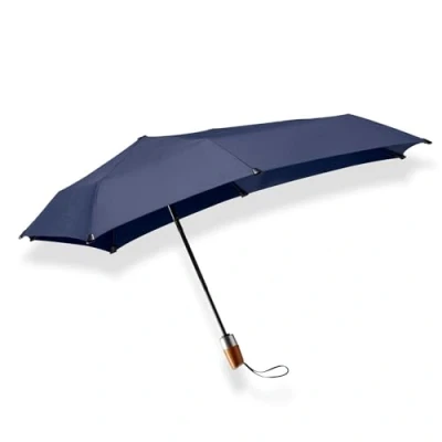 Image of Senz Mini Automatic Deluxe Foldable Storm Umbrella Pin Stripes black, Business Means