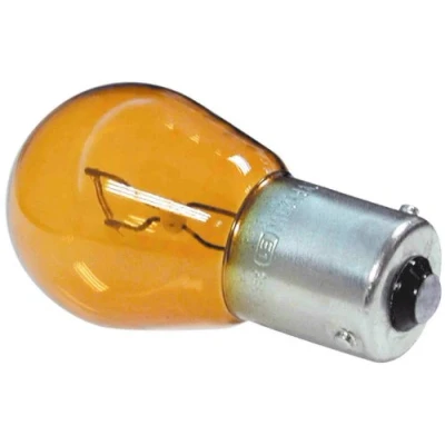 Image of 10 x 343 AMBER INDICATOR CAR BULBS 12V 21w BA15sSCC