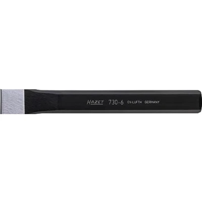 Image of HAZET 730 6 200 mm Flat Chisel Immersion Lacquered