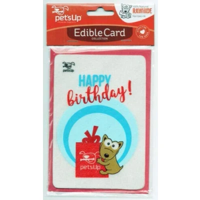 Image of Surrey Feed Edible Birthday Card for Dogs Present Design